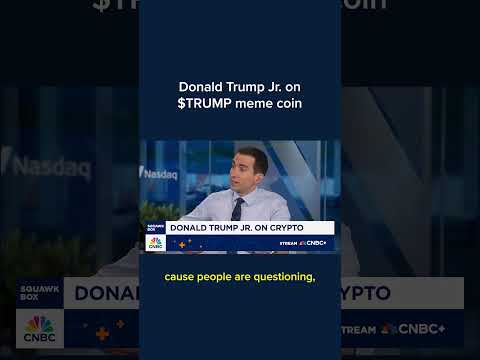 Donald Trump Jr. on $TRUMP meme coin