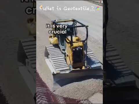 What is Geotextile? #automobile #quantitysurveyor #geotextile #sustainability #engineering